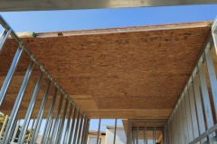 Estructura metalcon, techo panel sip