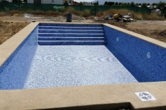 Piscina con mosaico